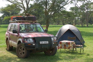Die Campsite des Ziwa Rhino Sanctuary