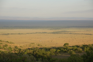 Blick auf die Mara Ebene