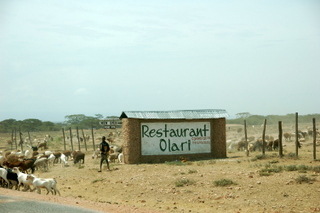 Strassenrestaurant bei Narok