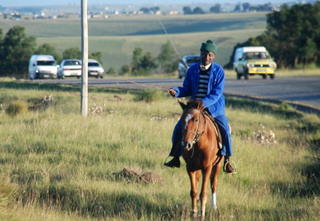 Pferdebesitzer in der ehemaligen Transkei